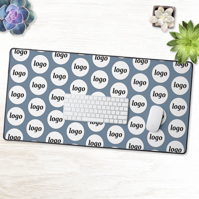 Simple Logo Pattern Business Branding Promotional Desk Mat (Logo pattern business branding promotional desk mat)