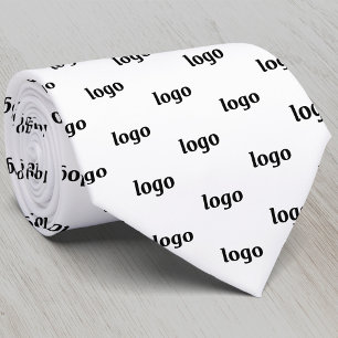 Simple Logo Pattern Business Neck Tie