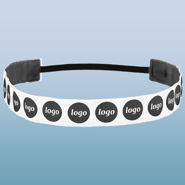 Simple Logo Pattern Business Promotional  Athletic Headband (Simple logo pattern business branding promotional athletic headband)