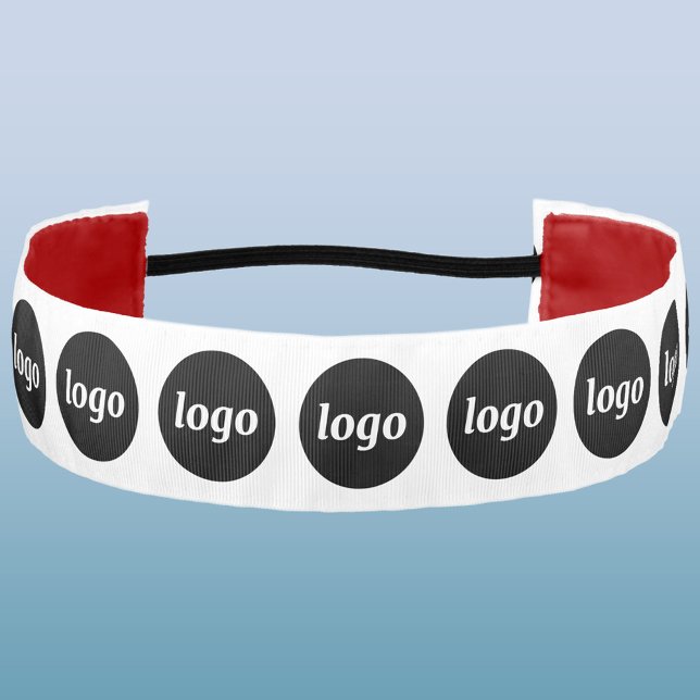Simple Logo Pattern Business Promotional Athletic Headband (Simple logo pattern business branding promotional athletic headband)
