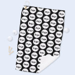 Simple Logo Pattern Business Promotional Black Golf Towel<br><div class="desc">Add your own logo to this simple tiling pattern for a promotional product for your business.  Use them yourself,  or give them to staff,  employees,  clients and customers to foster brand loyalty. Great for corporate sponsorship,  or as a promotional giveaway at a tradeshow or corporate event.</div>