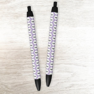 Simple Logo Pattern Business Promotional Lilac Pen