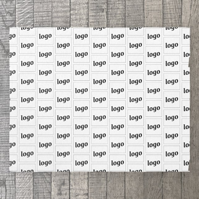 Simple Logo Pattern Business Promotional Rug (Logo and custom text promotional business rug)