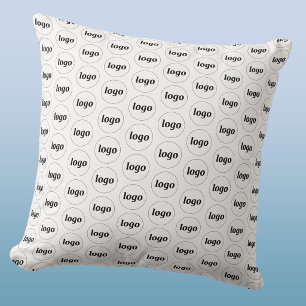 Simple Logo Pattern Business Promotional Throw Pillow