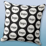 Simple Logo Pattern Promotional Business Throw Pillow
