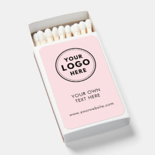 Simple Logo Pink Matchboxes