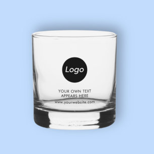 Simple Logo Professional Business Whiskey Glass