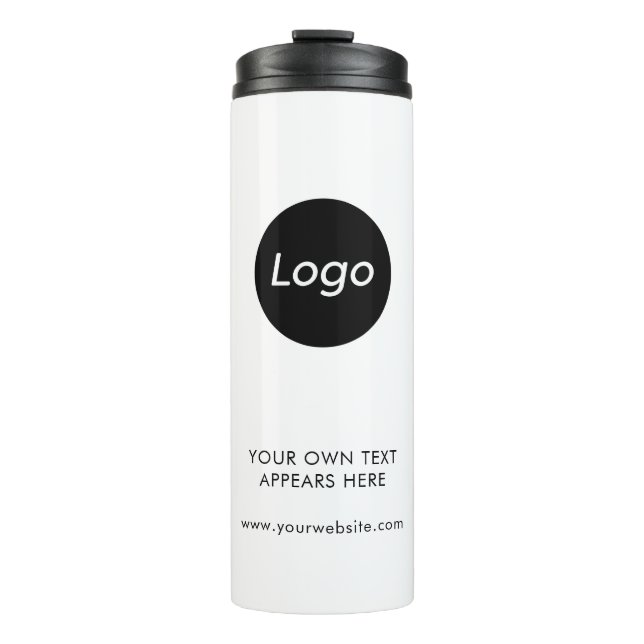 Simple Logo Professional Company Thermal Tumbler (Front)