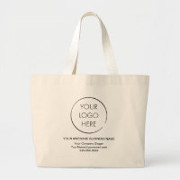 Simple Logo Promotional Bag, Business or Shop,