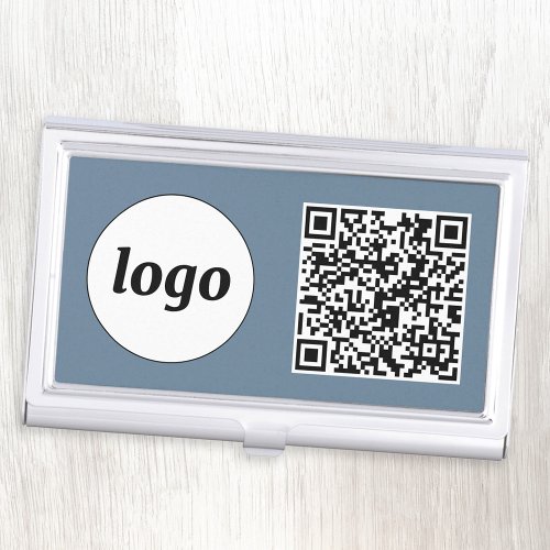 Simple Logo Promotional Business QR Code Business Card Case