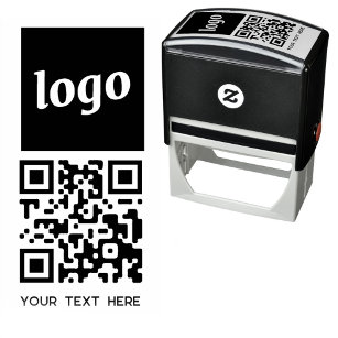 Custom Logo QR Code Square Rectangle Self-Inking Personalized Stamp Create  Your Own Stamp with Your Image, Text, Logo, Drawing - AliExpress