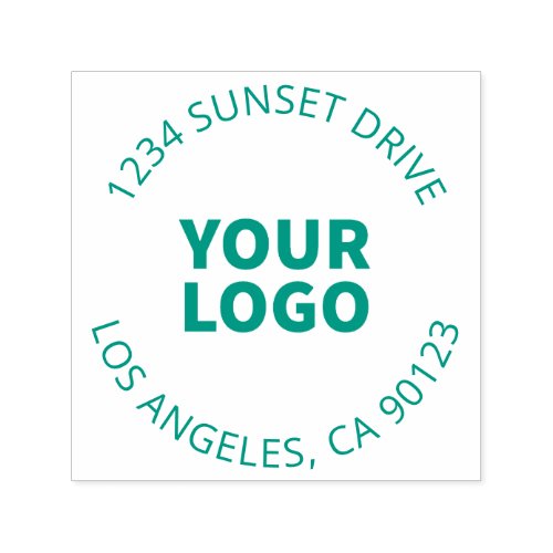 Simple Logo Replacement  Customizable Text Self_inking Stamp