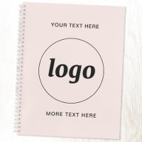 Simple Logo Text Blush Pink