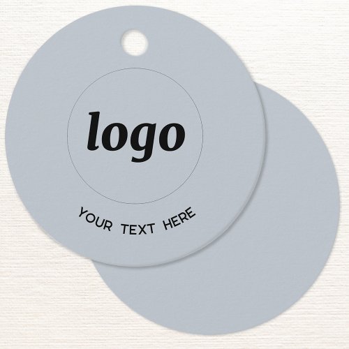 Simple Logo Text Business Powder Blue Price Tag