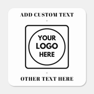 Simple Logo Text Business Promo Sign