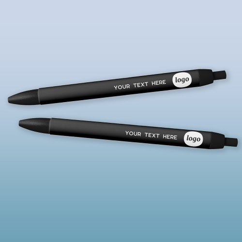 Simple Logo Text Business Promotional Black Ink Pe Black Ink Pen