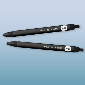 Simple Logo Text Business Promotional Black Ink Pe Pen