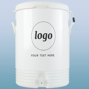Simple Logo Text Business Promotional Branding Beverage Cooler