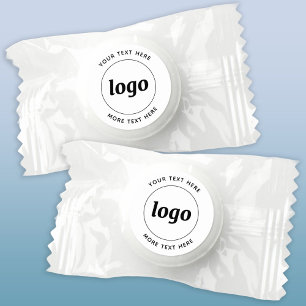 Simple Logo Text Business Promotional Branding Life Saver® Mints