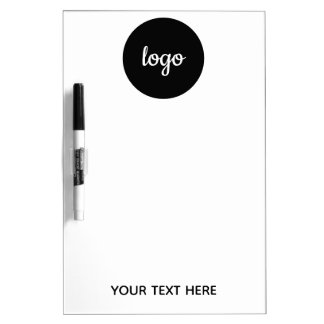 Simple Logo Text Business Promotional Dry Erase  Board