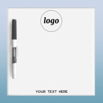 Simple Logo Text Business Promotional Dry Erase Board