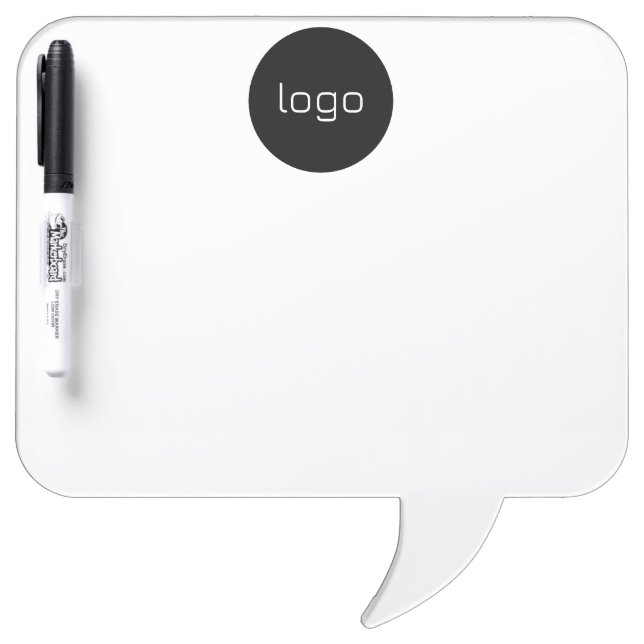 Simple Logo Text Business Promotional Dry Erase  Board (Front)
