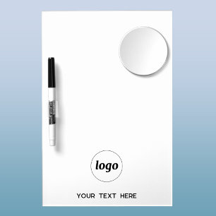 Simple Logo Text Business Promotional Dry Erase Board With Mirror