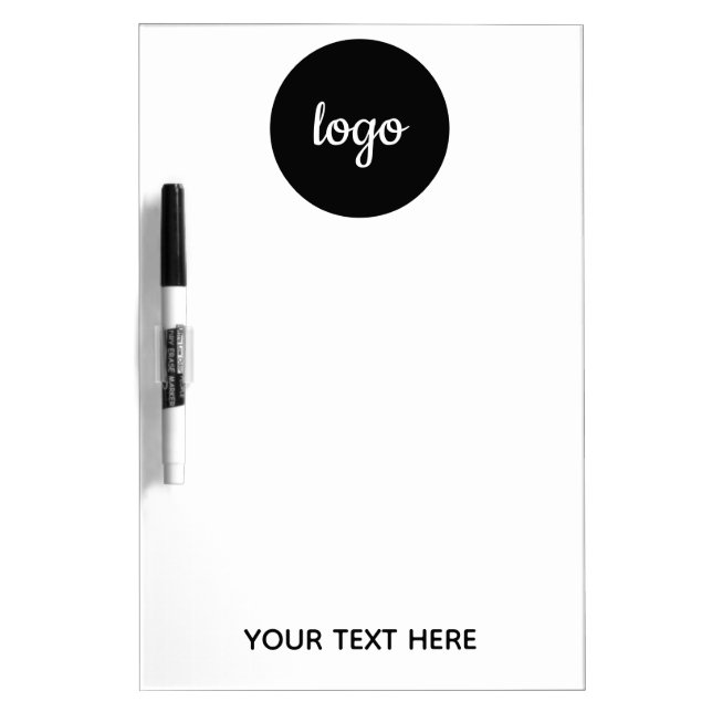 Simple Logo Text Business Promotional Dry Erase  Dry Erase Board (Front)