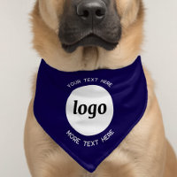 Simple Logo Text Business Promotional Navy Blue