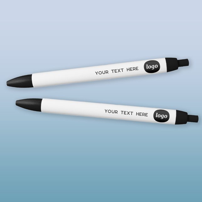 Simple Logo Text Business Promotional Pen (Logo and text custom business promotional pens)