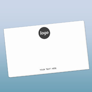 Simple Logo Text Business Promotional Post-it Notes