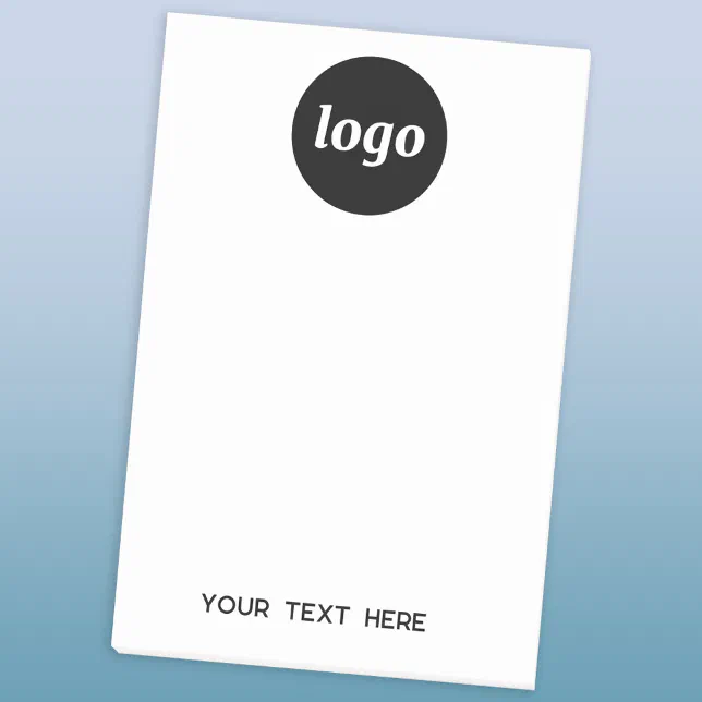 Simple Logo Text Business Promotional Post-it Notes | Zazzle