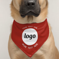 Simple Logo Text Business Promotional Red