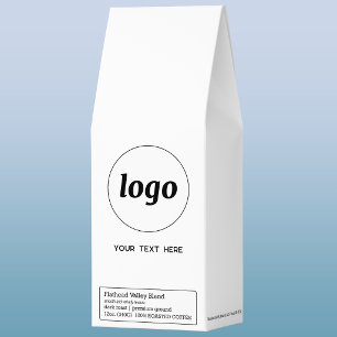 Simple Logo Text Business Promotional Roasted Coffee