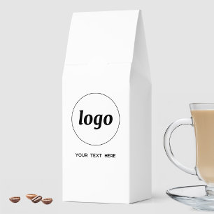 Simple Logo Text Business Promotional Roasted Coffee