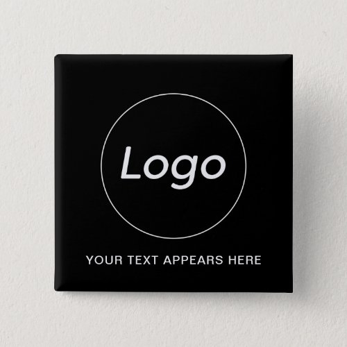 Simple Logo Text Button