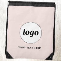 Simple Logo Text Promotional Business Blush Pink