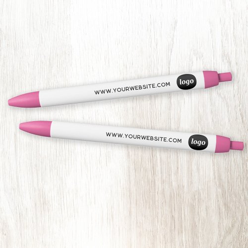 Simple Logo Website Business Promotional Black Ink Pen
