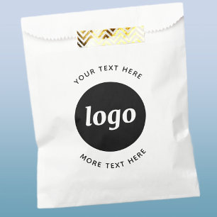 Simple Logo With Text Business Favor Bag