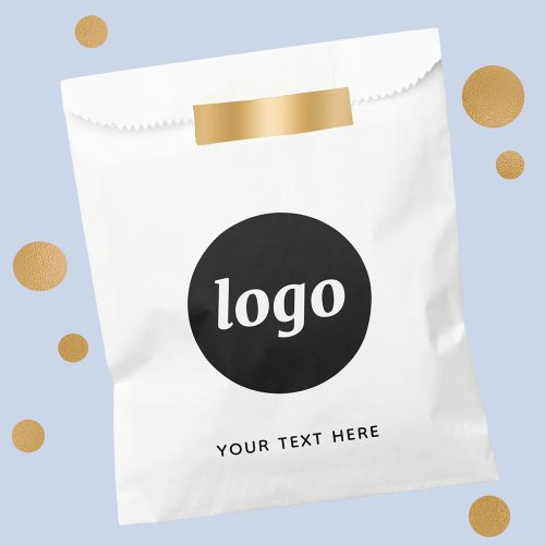 Simple Logo With Text Business Favor Bag