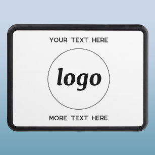 Simple Logo With Text Business Hitch Cover
