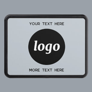 Simple Logo With Text Business Hitch Cover