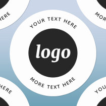 Simple Logo With Text Business Labels