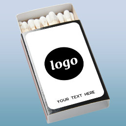 Simple Logo With Text Business Matchboxes