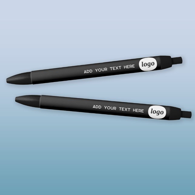 Simple Logo With Text Business  Pen (Logo with custom text promotional business pens)