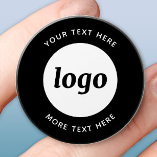 Simple Logo With Text Business PopSocket