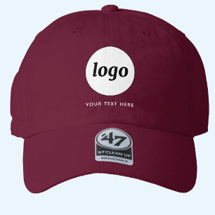 Simple Logo With Text Business Promotional 47 Brand Hat