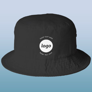 Simple Logo With Text Business Promotional Bucket Hat