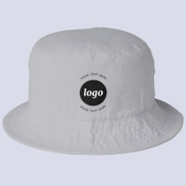 Simple Logo With Text Business Promotional Bucket Hat