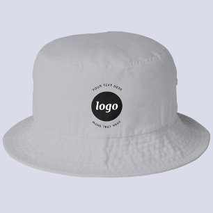 Simple Logo With Text Business Promotional Bucket Hat